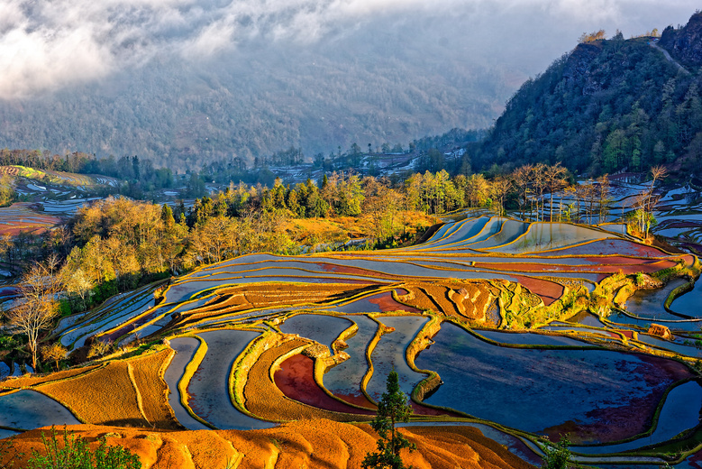 云南元阳江外花窝窝客栈